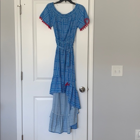 OTS high low Pom Pom dress - Picture 1 of 3